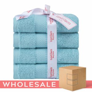 4 Pieces Washcloth Towel Set - Wholesale