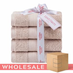 4 Pieces Hand Towel Set - Wholesale