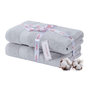 2 Pieces Bath Towel Set