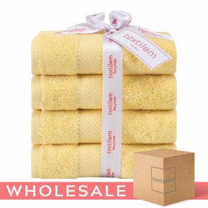 4 Pieces Hand Towel Set - Wholesale