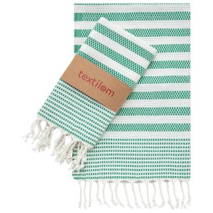 Turkish Hand Towel - Peshkir Set 2 Pcs (18 x 40 inches)